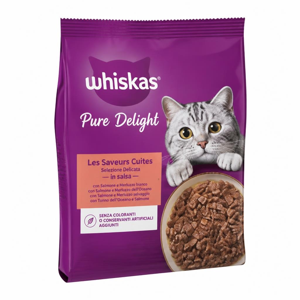 Whiskas pure delight cibo per gatti 85 g x 24 in offerta da Tigota