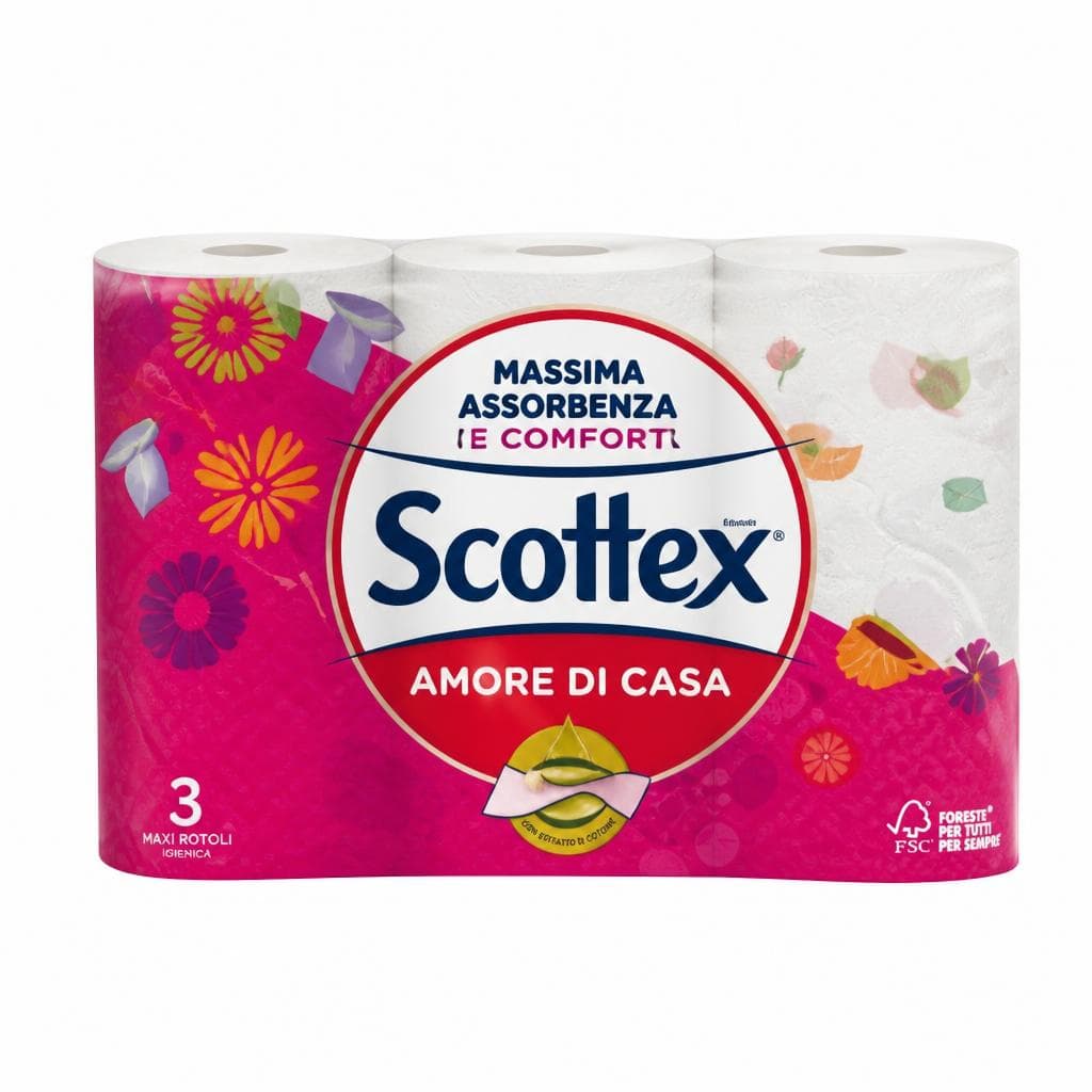 Scottex Amore di Casa, Conf. 3 pz – Carrefour