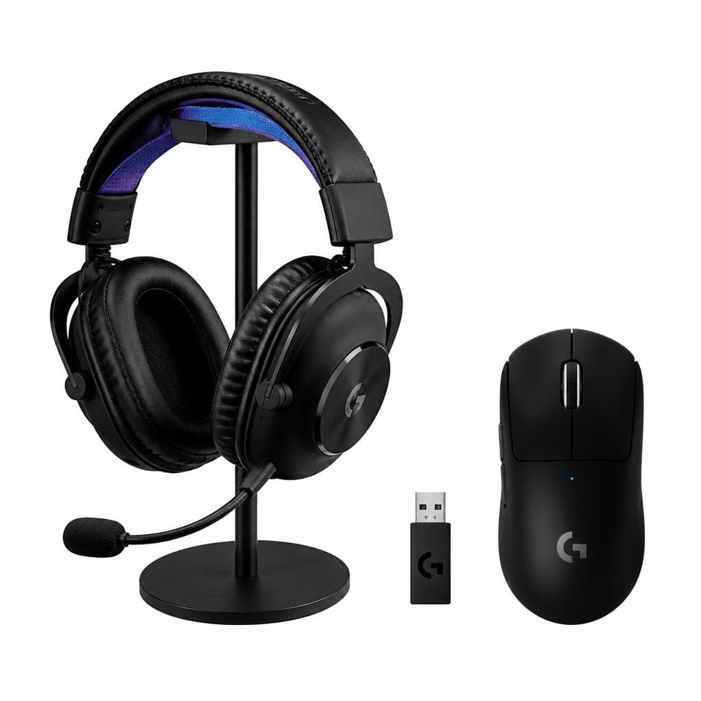 Logitech Cuffie gaming PRO X headset + Stand + Mouse gaming G Pro Lightspeed 2 in offerta da MediaWorld