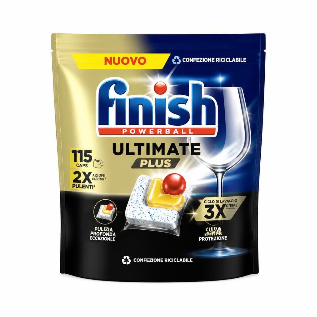 Detersivo pre-dosato Finish, x115, x125 o x135 caps – Iper La grande i