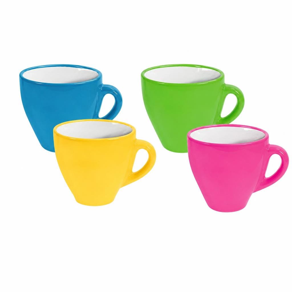 Set 4 tazzine caffe', 4 pezzi – Dpiù
