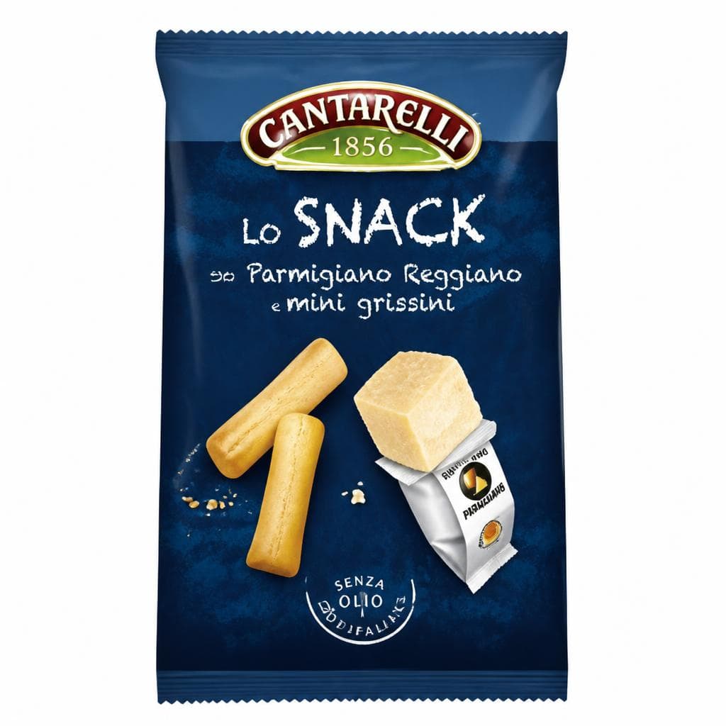 Lo Snack Parmigiano Reggiano e mini grissini g 43 Quattro Colli in offerta da MD