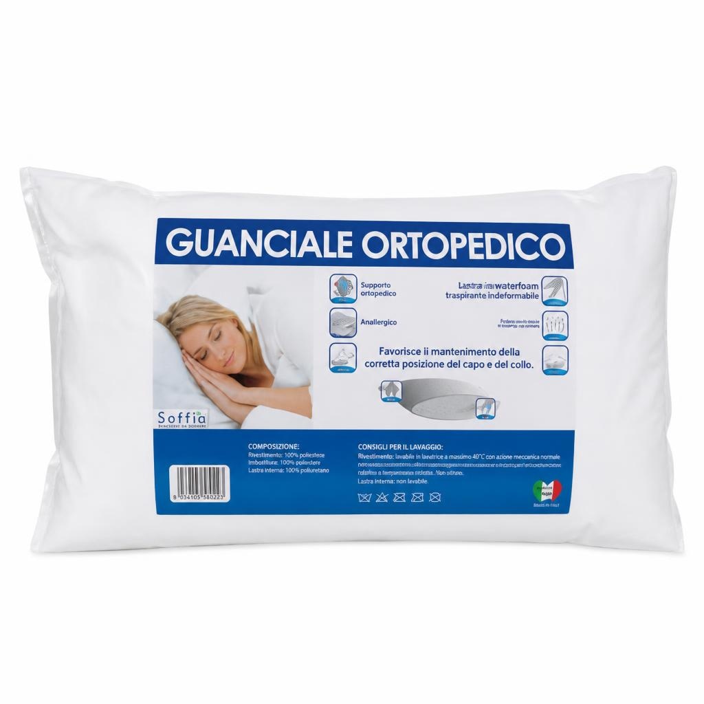 Guanciale ortopedico traspirante 50x80 cm Softi in offerta da Carrefour