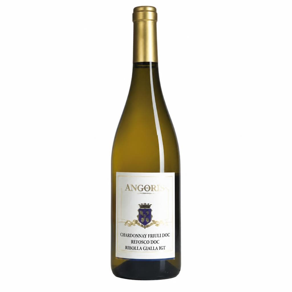 Chardonnay Friuli DOC, Refosco DOC o Ribolla Gialla IGT Angoris, 75 cl – Il Gigante