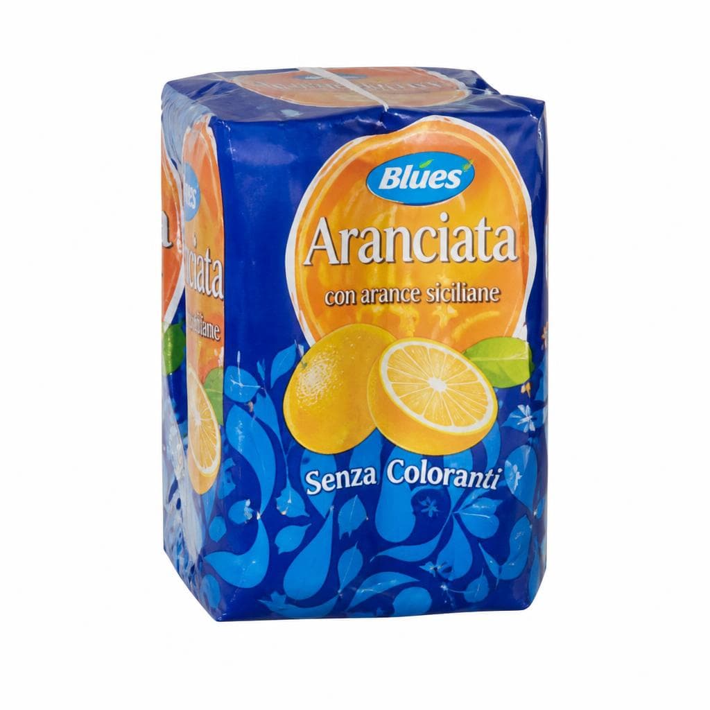 Blues aranciata con arance siciliane, 4 x 330 ml – Eurospin