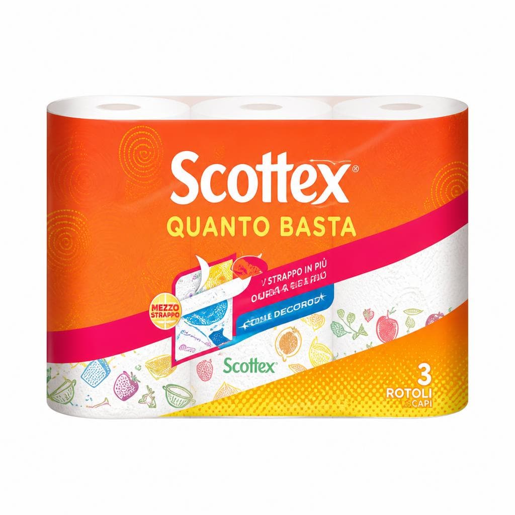 Carta casa Quanto Basta Scottex, 3 rotoli – Esselunga