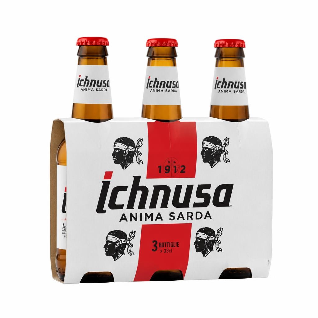 Birra Ichnusa (conf. 3 pezzi) conf. 3 pezzi da 330 ml cad. (990 ml) in offerta da Carrefour