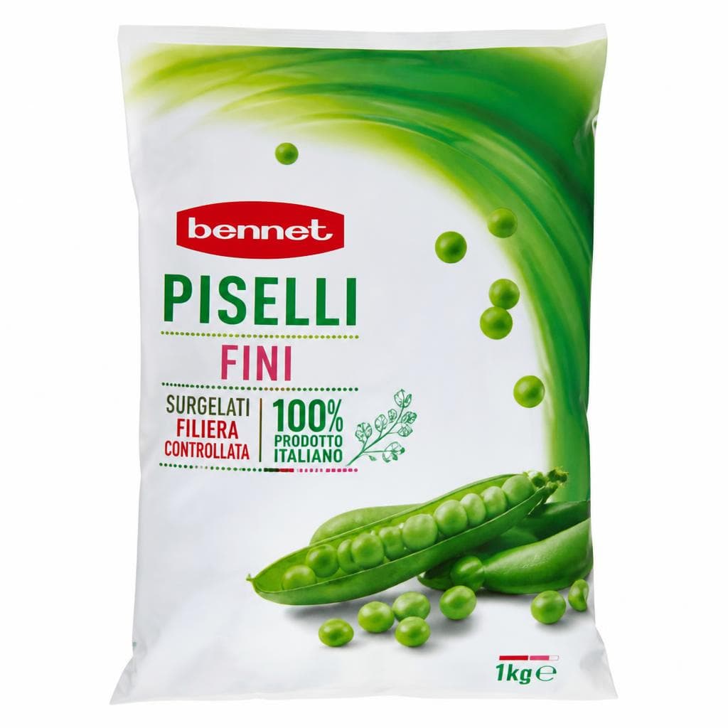 Bennet piselli fini surgelati, 1 kg – Bennet
