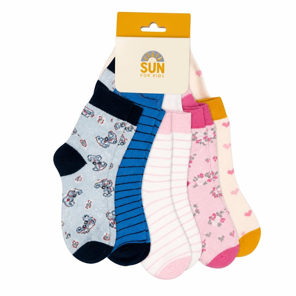 Calzini per bambini 7 pezzi L&D in offerta da ALDI