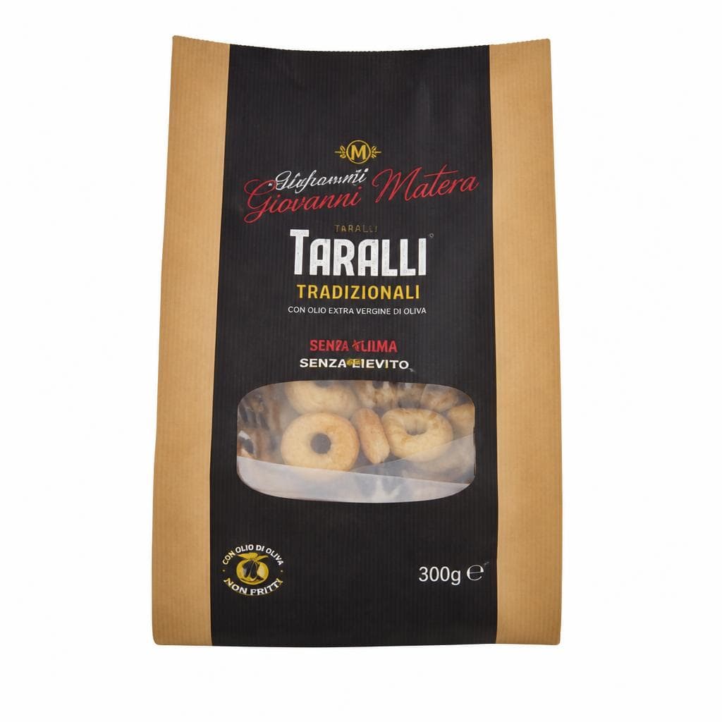 Taralli tradizionali Giovanni Matera, 8x40 g – Esselunga