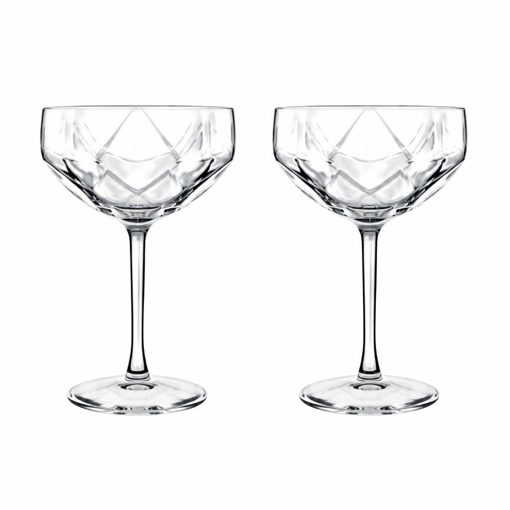 RCR Diamonds set 2 coppe champagne 325 ml in offerta da Carrefour