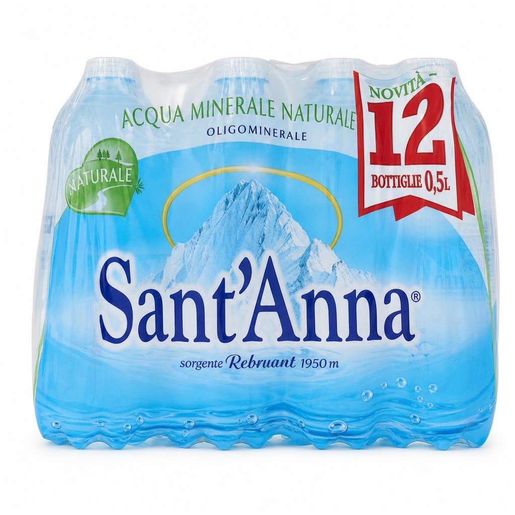 Acqua Naturale o Frizzante Sant'Anna L 6 in offerta da Bennet