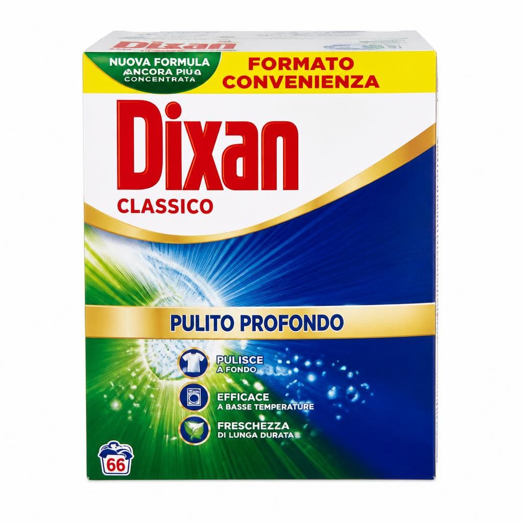 Detersivo lavatrice Dixan polvere, 82 lavaggi – Esselunga