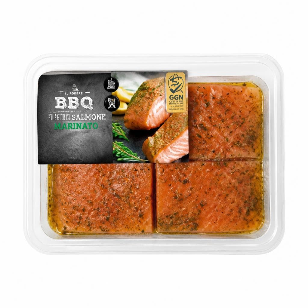 Filetto di salmone marinato, 250 g BBQ – ALDI