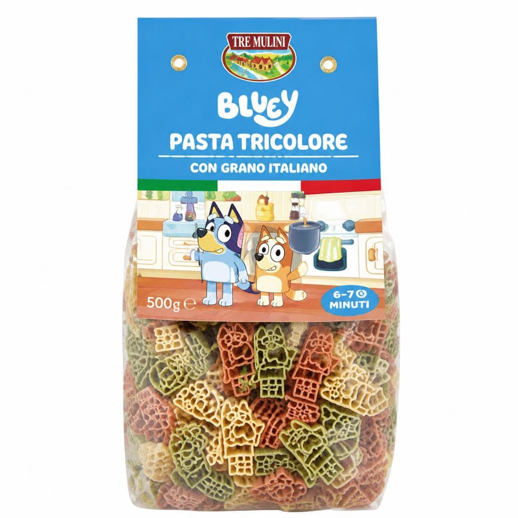 Tre Moline Pasta tricolore Bluey, 500 g – Eurospin