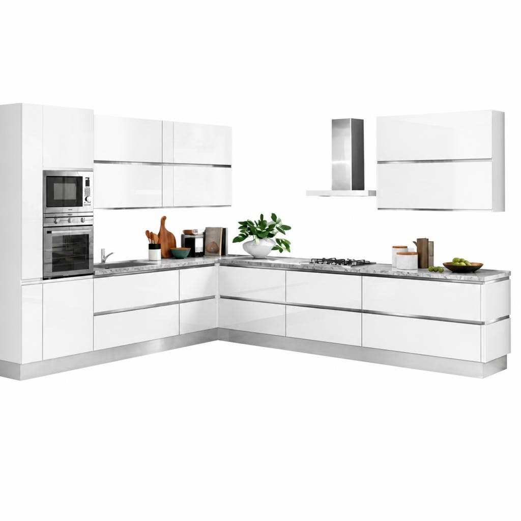 Cucina Bianco Laccato Lucido – Mondo Convenienza