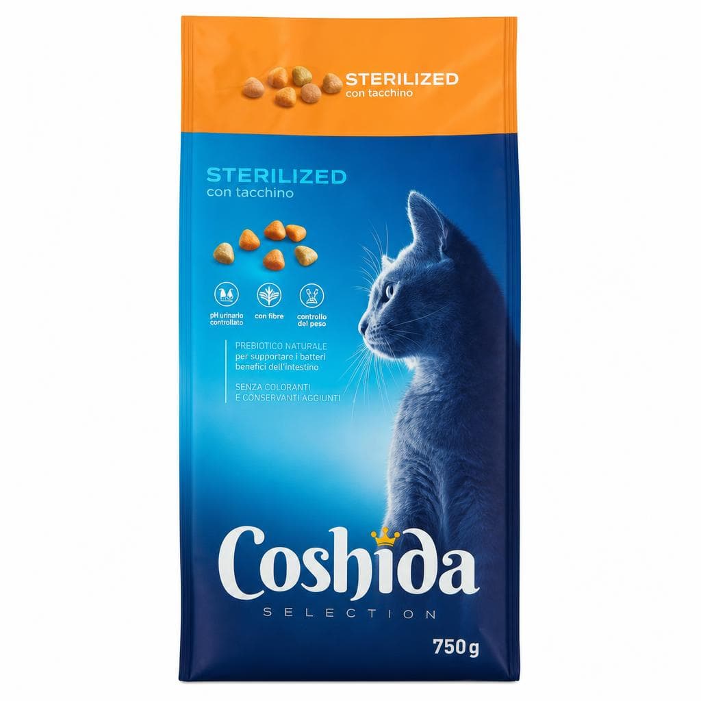 Coshida croccantini per gatti adult oppure Junior 750 g confezione in offerta da Lidl