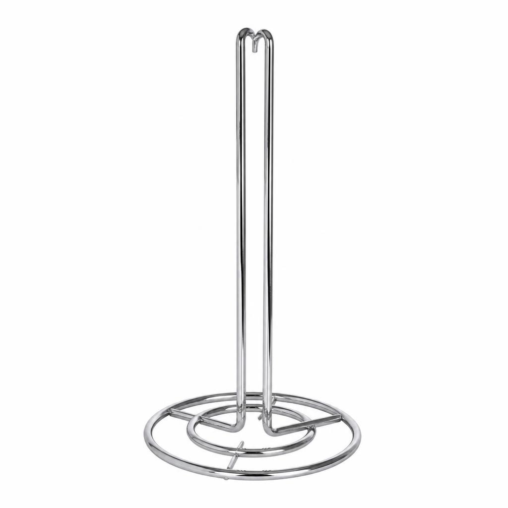 Portarotolo in metallo cromato H 33 cm - Offerta nel negozio Happy Casa
