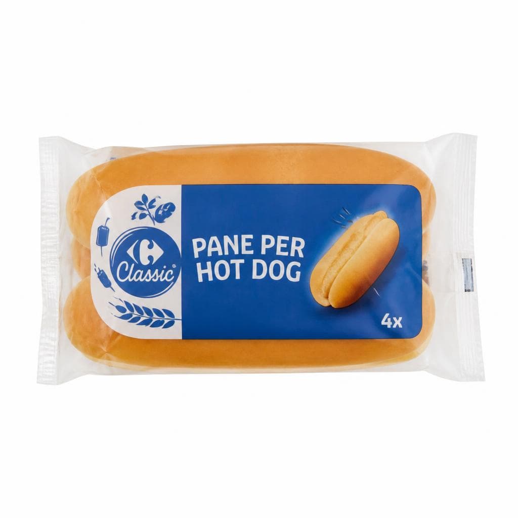 Panino per Hot Dog o Hamburger, 250 g CLASSICO – Carrefour