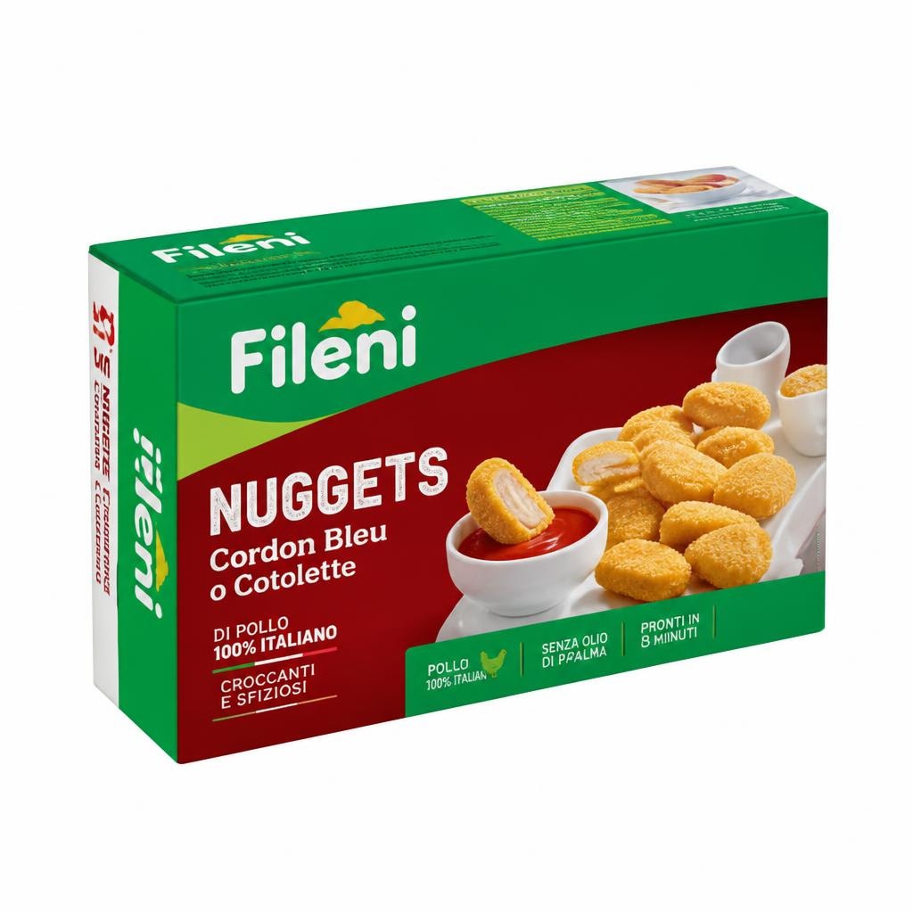 Nuggets, cordon bleu o cotolette Fileni 250 g in offerta da Carrefour