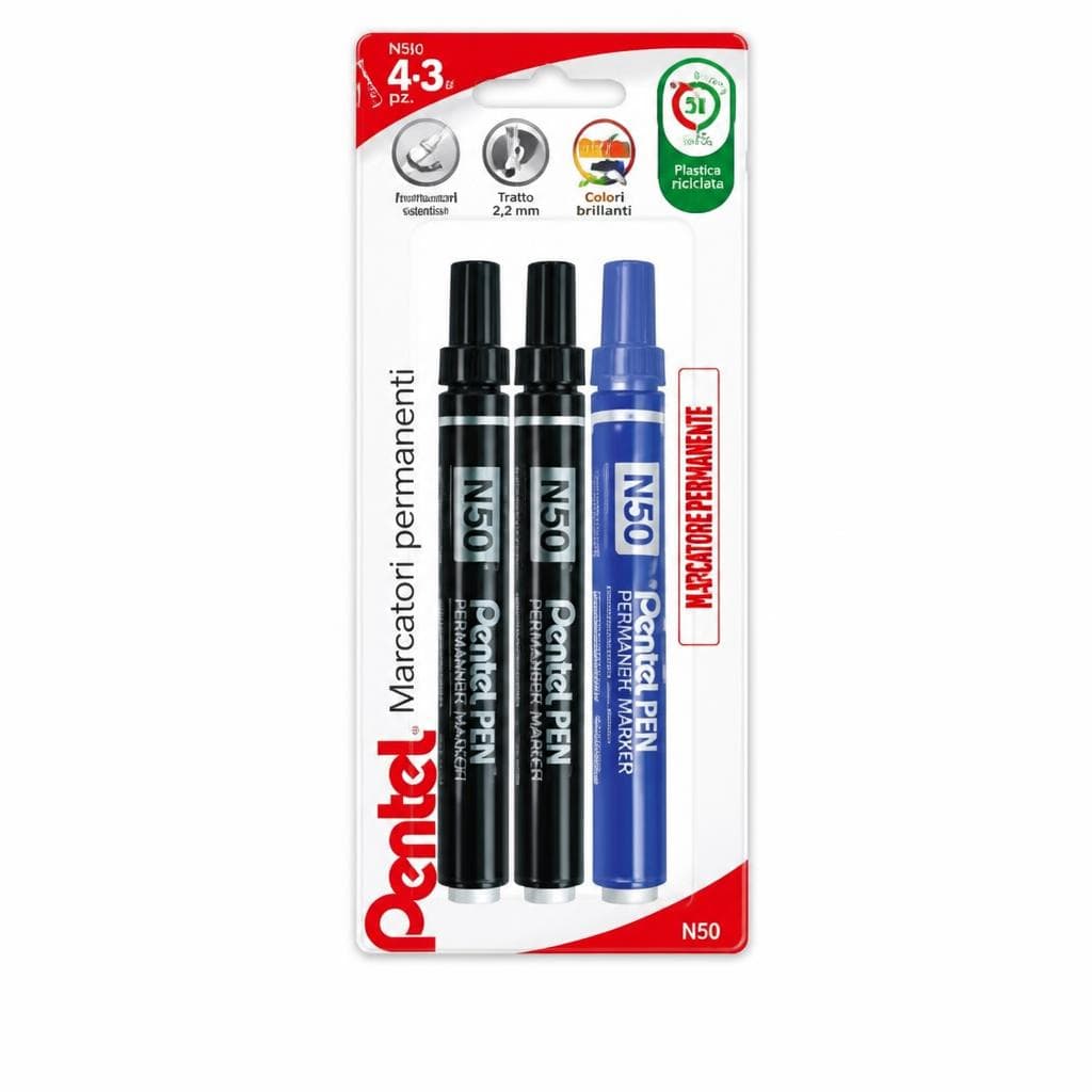Marcatori Pen N50 Pentel 3 pezzi in offerta da Iper La grande i