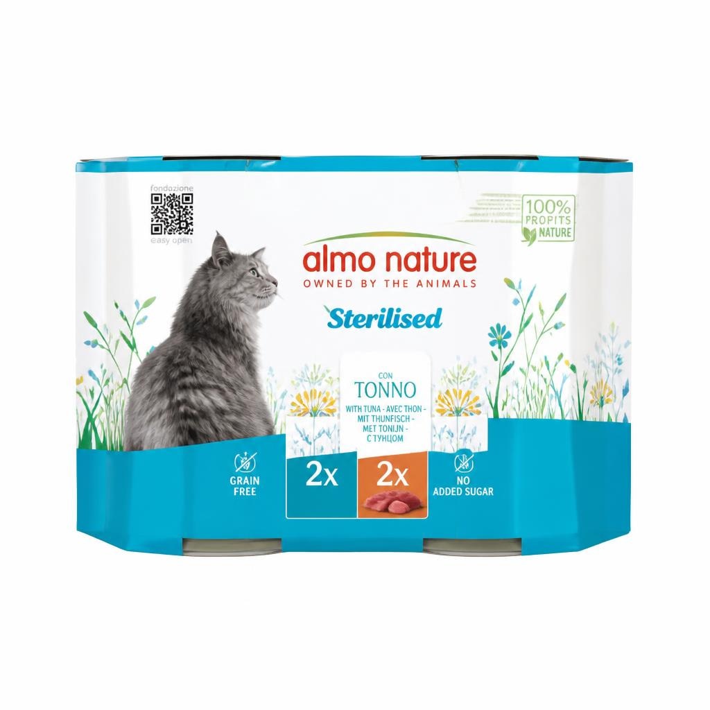 Almo Nature alimento umido per gatti gusti assortiti 70 g x4 in offerta da Iper La grande i