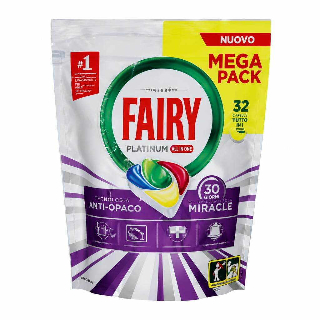 Caps Lavastoviglie Fairy All in One 537 g in offerta da Carrefour