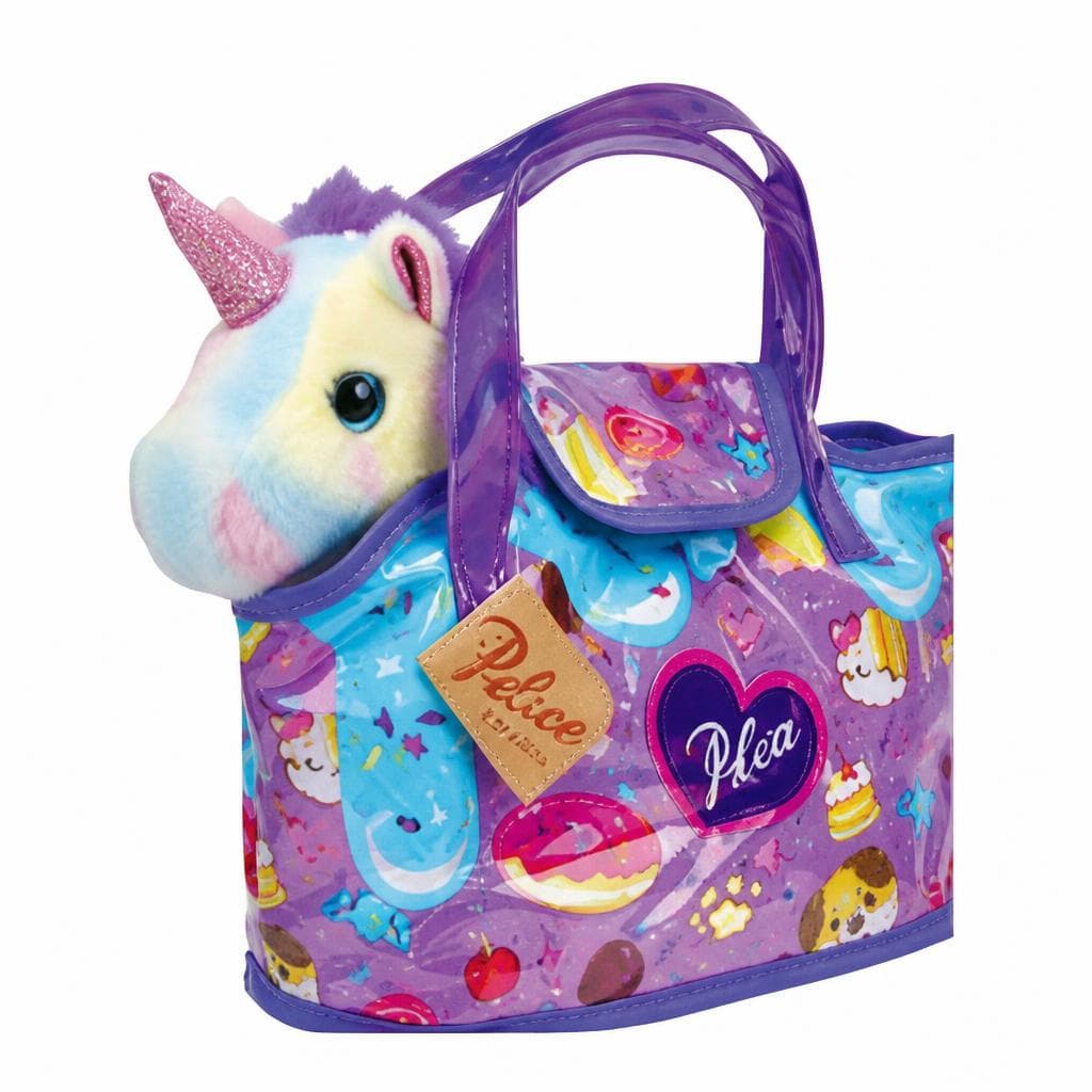 Peluche Borsetta con Animale, 27 cm – Carrefour