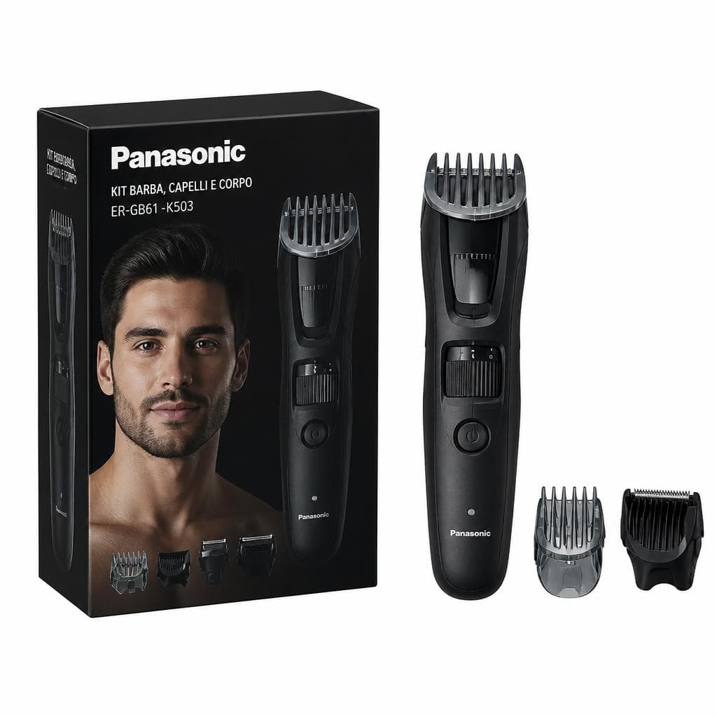 Panasonic Kit Barba, Capelli e Corpo ER-GB61-K503 – Trony