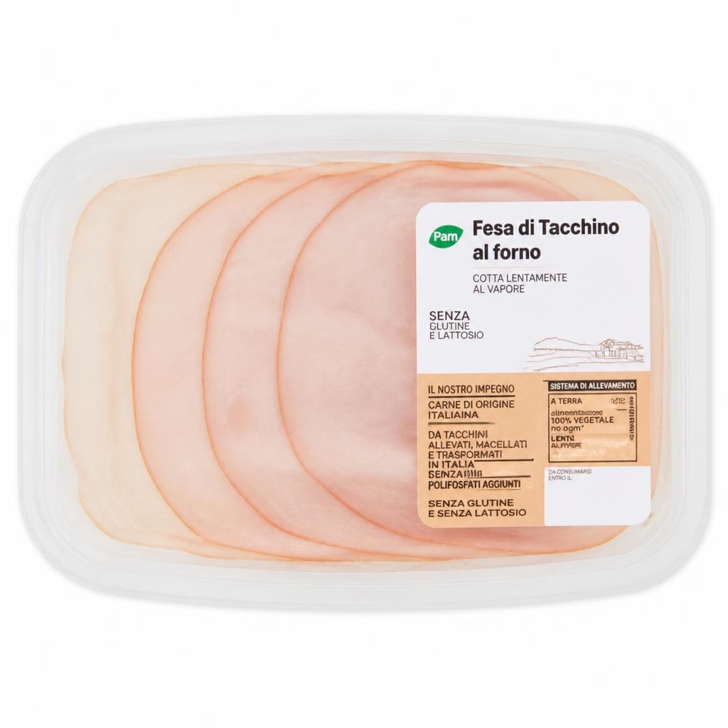 Fesa di tacchino Pam 100 g in offerta da Panorama