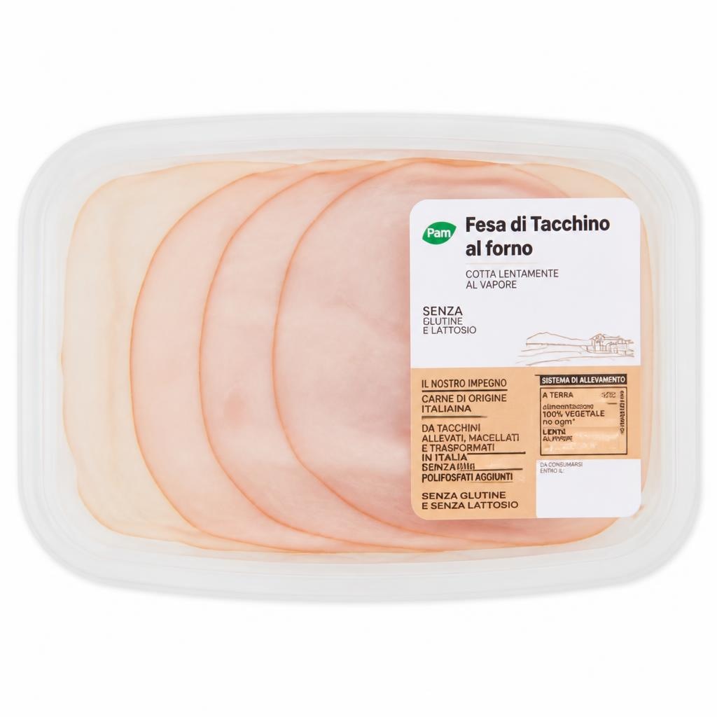 Fesa di tacchino Pam 100 g in offerta da Panorama
