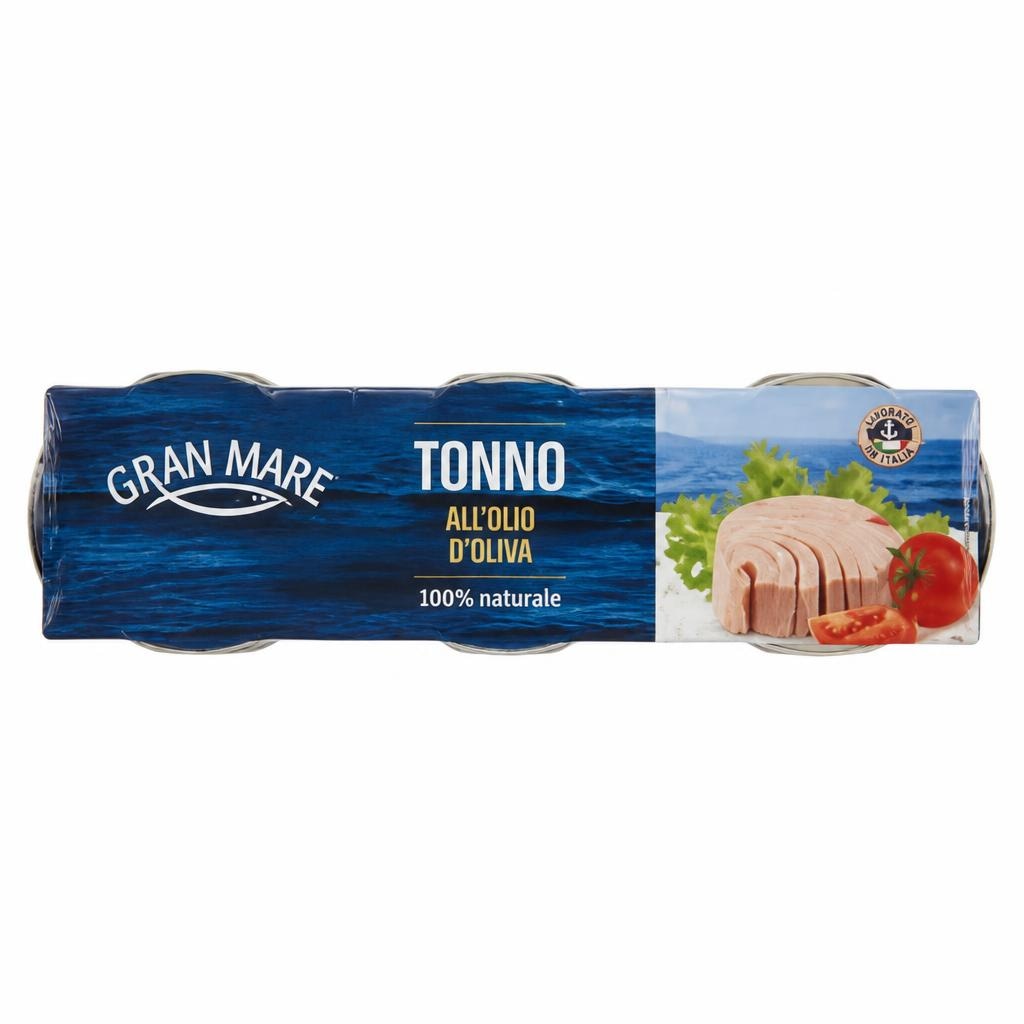 Tonno all'olio d'oliva Gran Mare 4 x 80 g = 320 g - Offerta nel negozio Penny