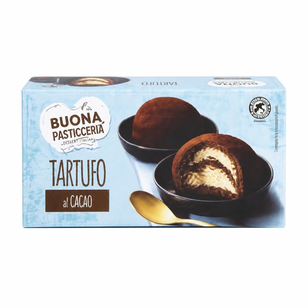 Tartufo 2 pz, 180 g La Buona Pasticceria in offerta da Penny