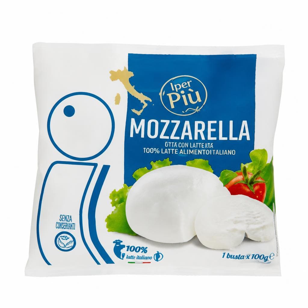 Mozzarella 100 g Iper Più in offerta da Iper La grande i