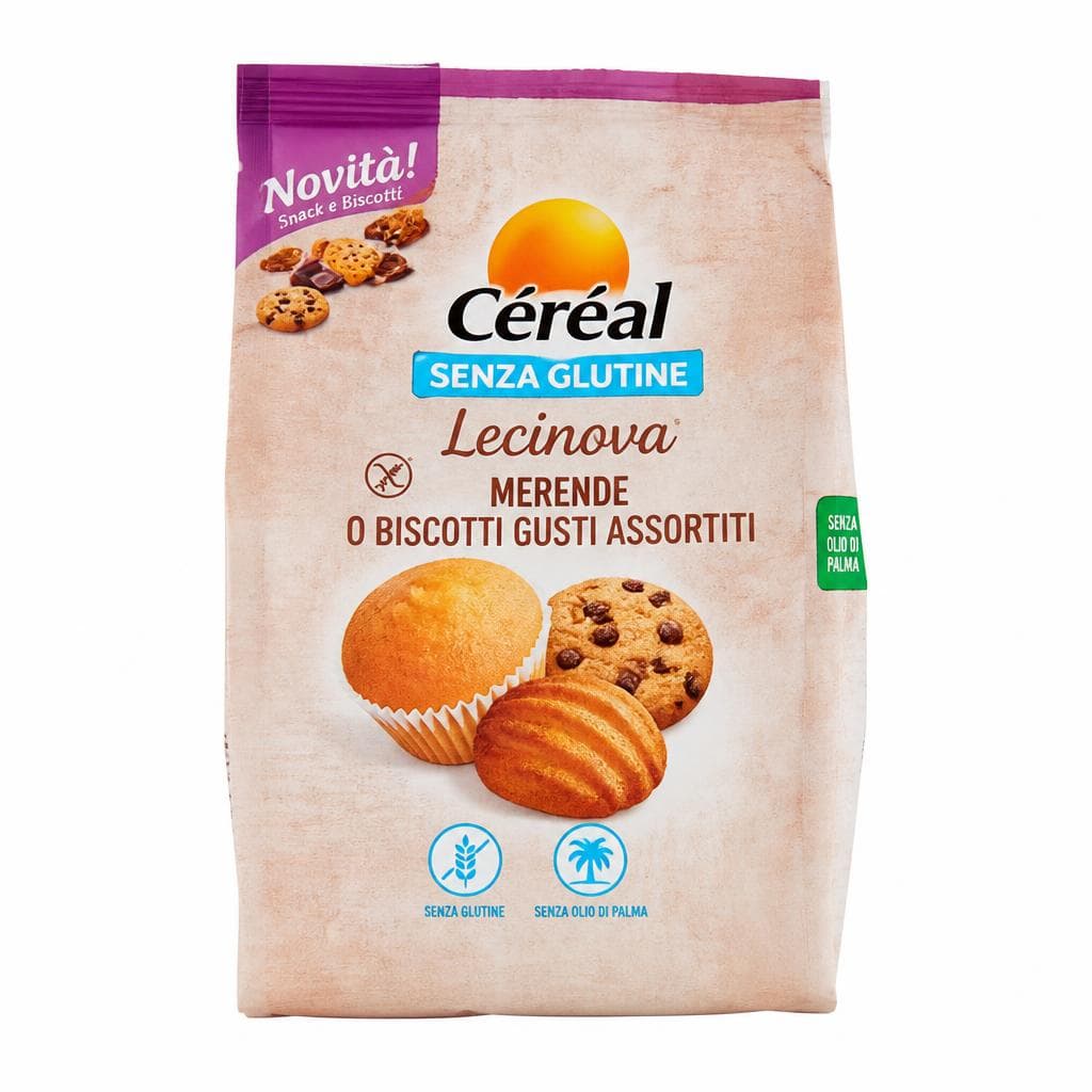 Lecinova, merende o biscotti gusti assortiti senza glutine Céréal, da 90 g a 250 g – Iper La grande i