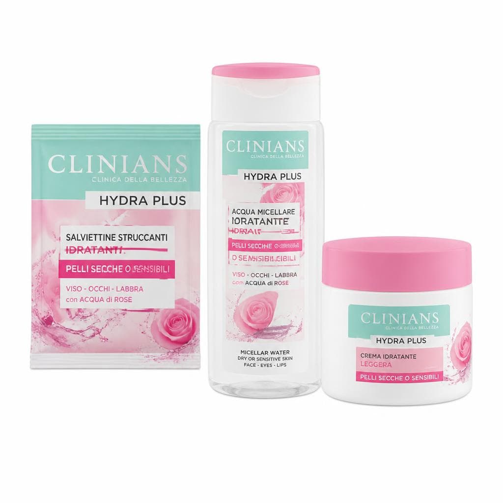 Linea Clinians creme viso, acqua micellare, detergenti e struccanti – Il Gigante