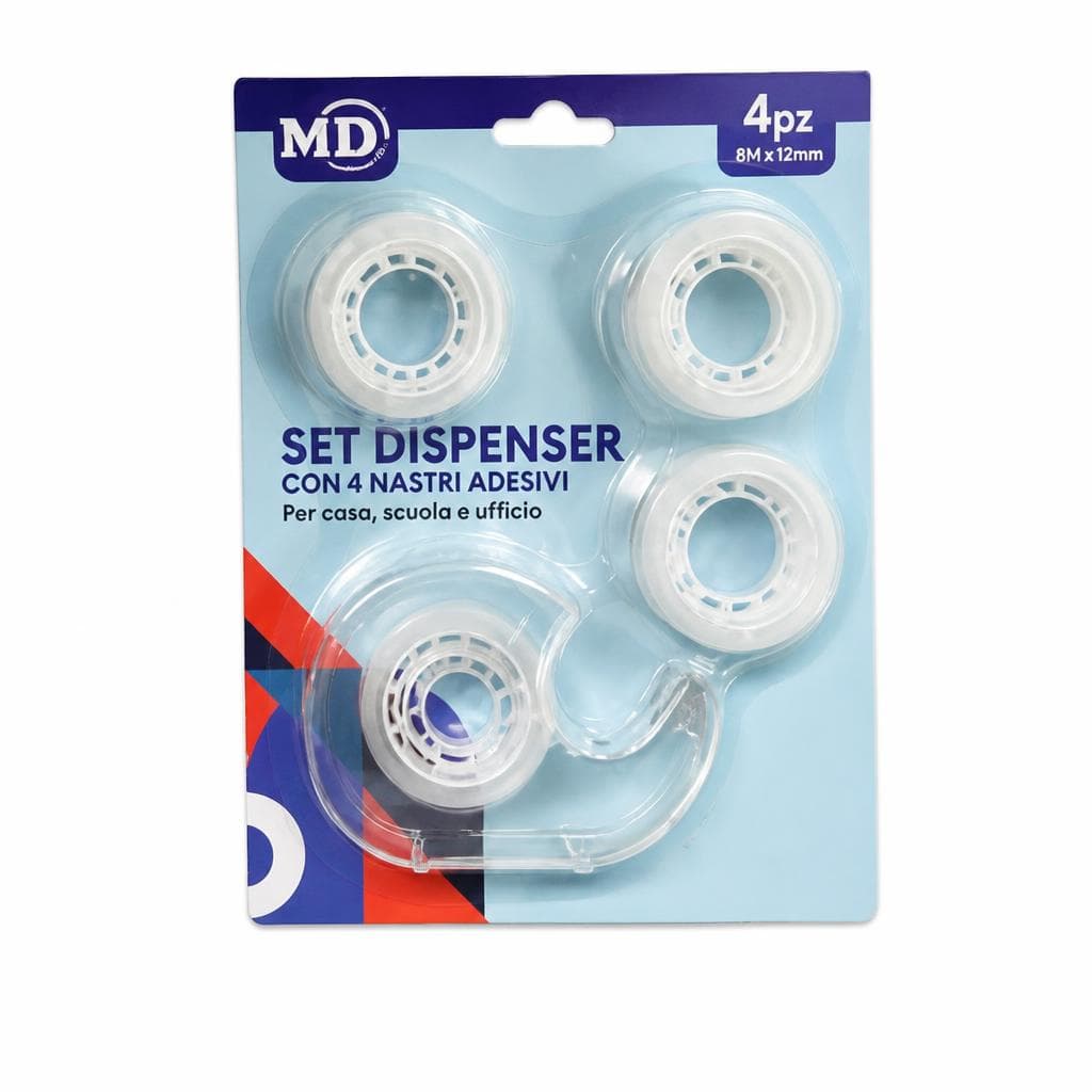 Set dispenser 4 nastri adesivi MD in offerta da MD