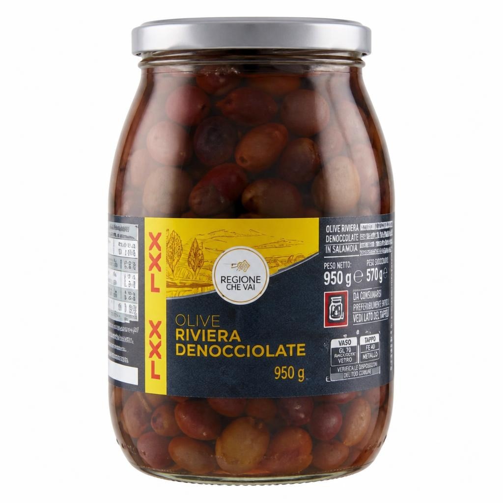 Regione Che Vai olive Riviera denocciolate 950 g in offerta da ALDI