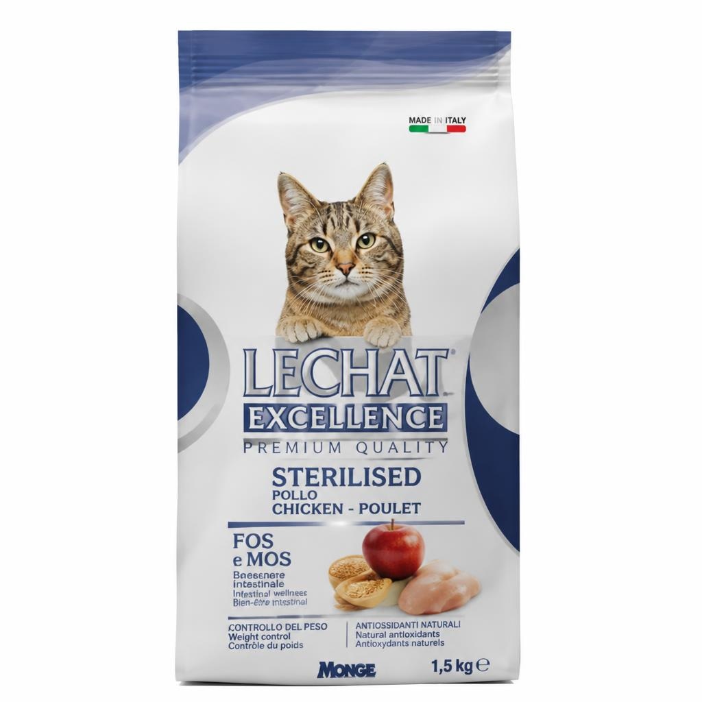 Crocchette Lechat Excellence Sterilised 1,5 kg in offerta da Penny