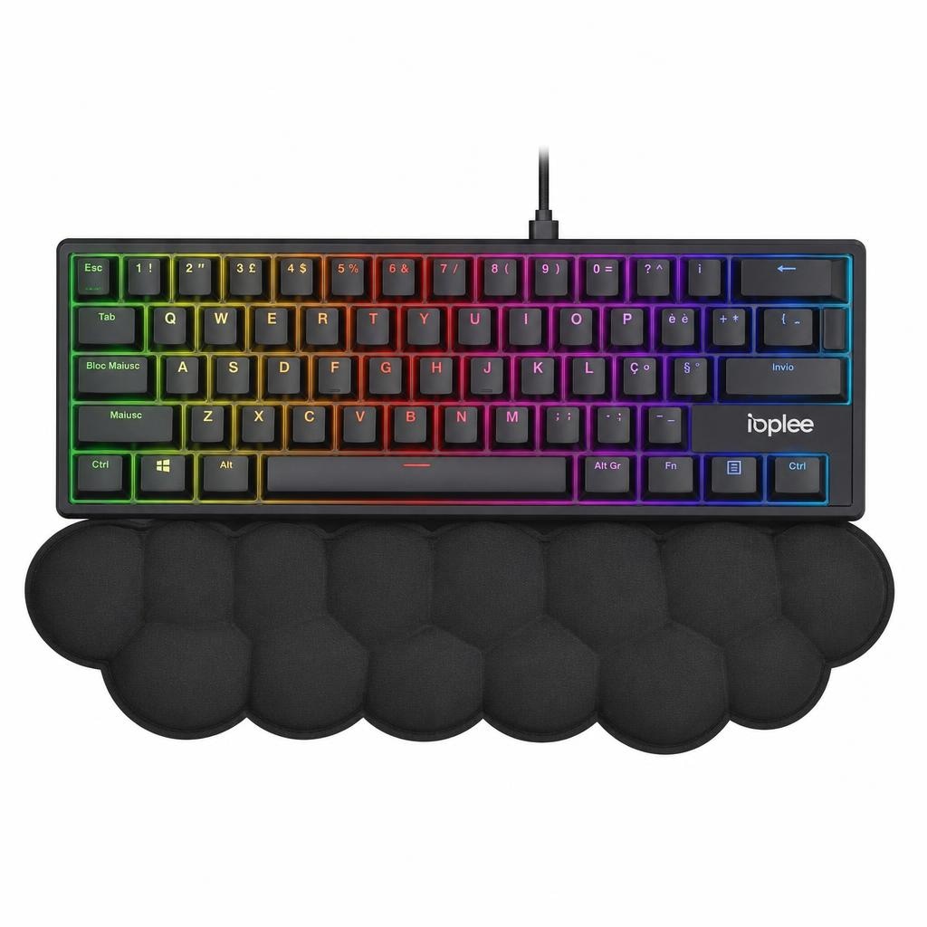 Tastiera meccanica wireless RGB + poggiapolsi 88 tasti in offerta da Unieuro