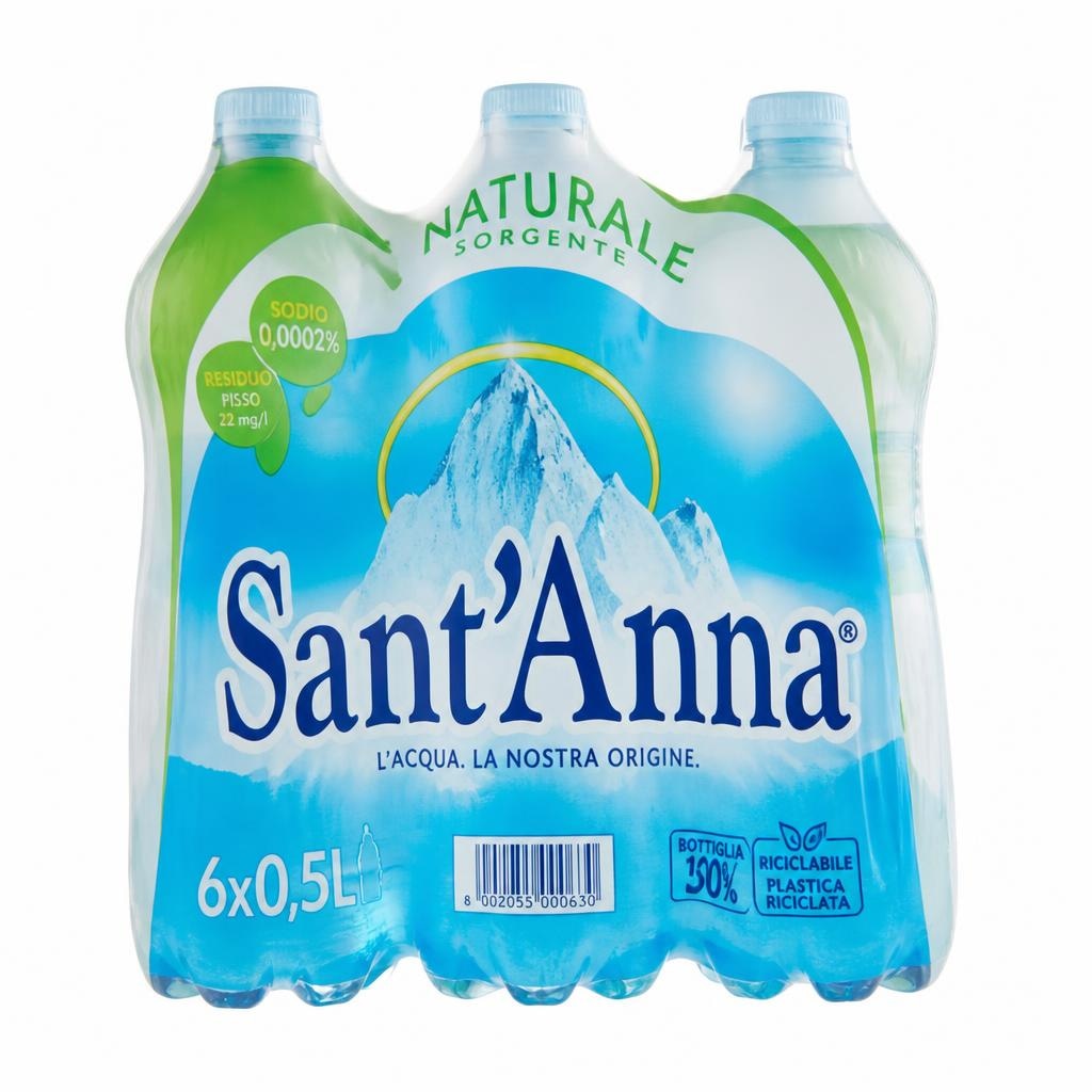 Acqua Sant'Anna Conf. 6 pz 500 ml Cad. in offerta da Carrefour