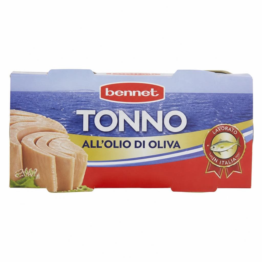 Tonno all'olio d'oliva Bennet, 280 g – Bennet