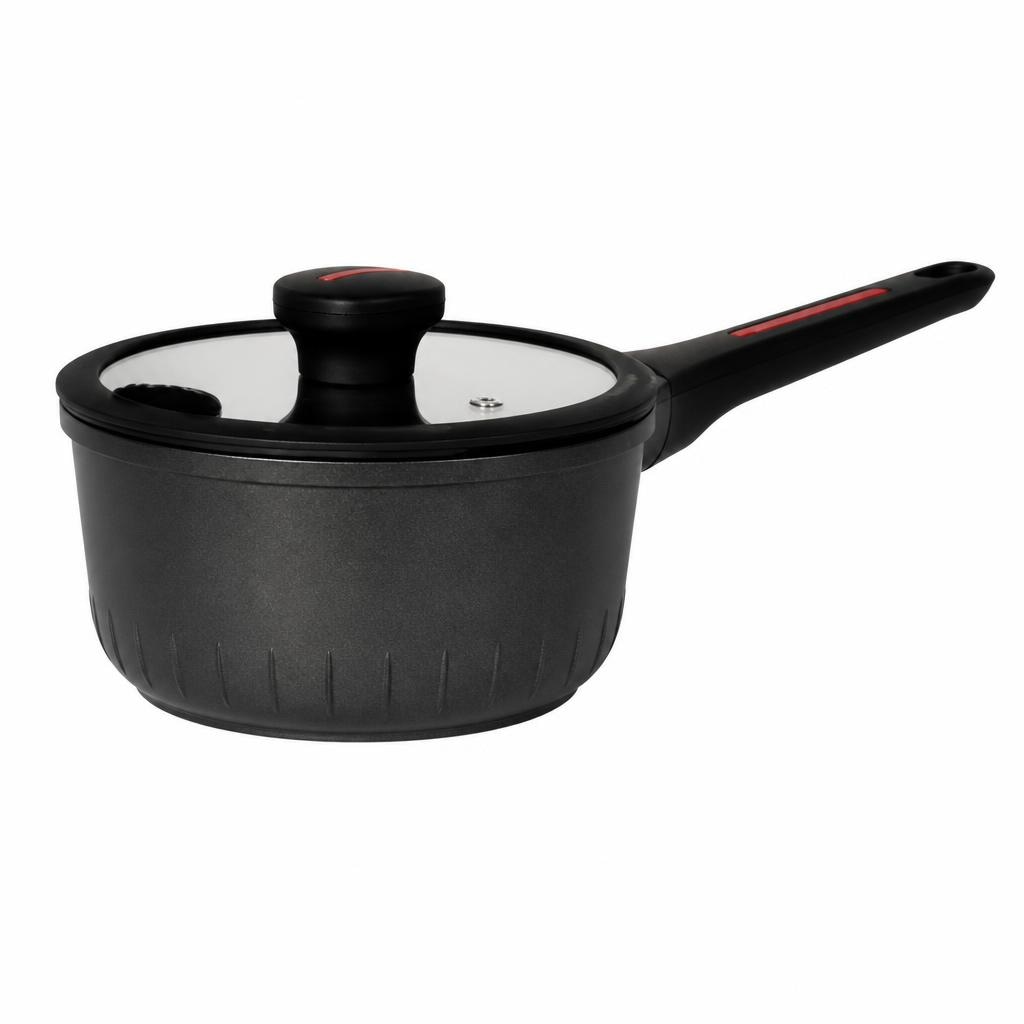 Casseruola con 1 manico e coperchio in vetro - Offerta nel negozio Happy Casa
