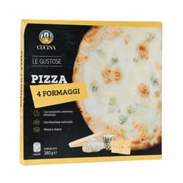 Cucina pizza 4 formaggi