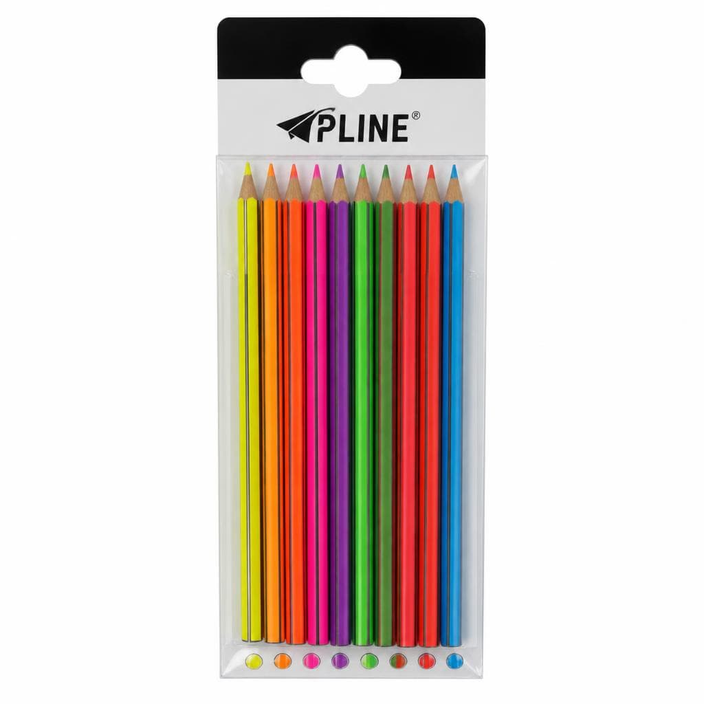 Matite colori neon assortite, 6 pezzi Plane – Risparmio Casa