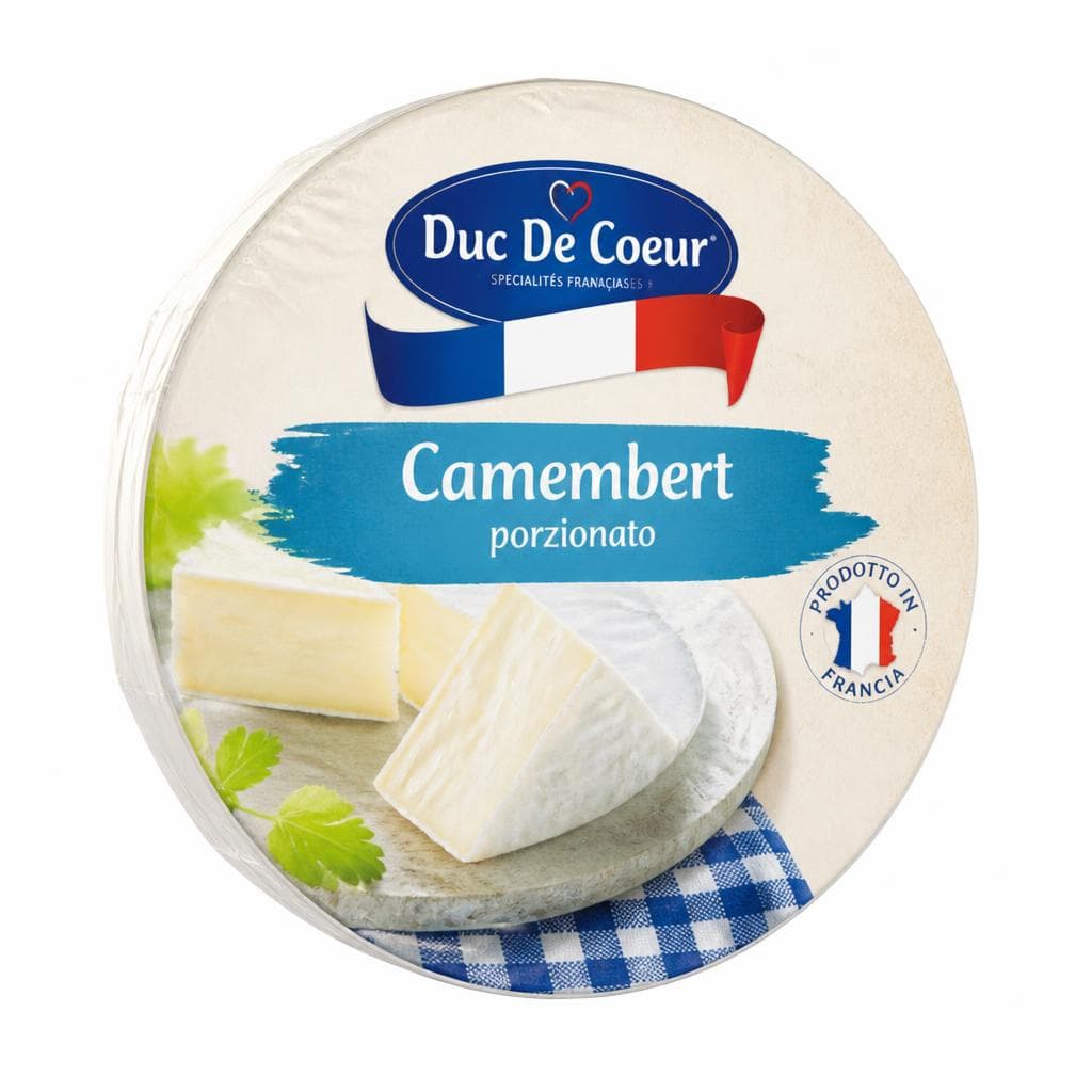 Duc De Coeur Camembert porzionato 8x 30 g confezione in offerta da Lidl