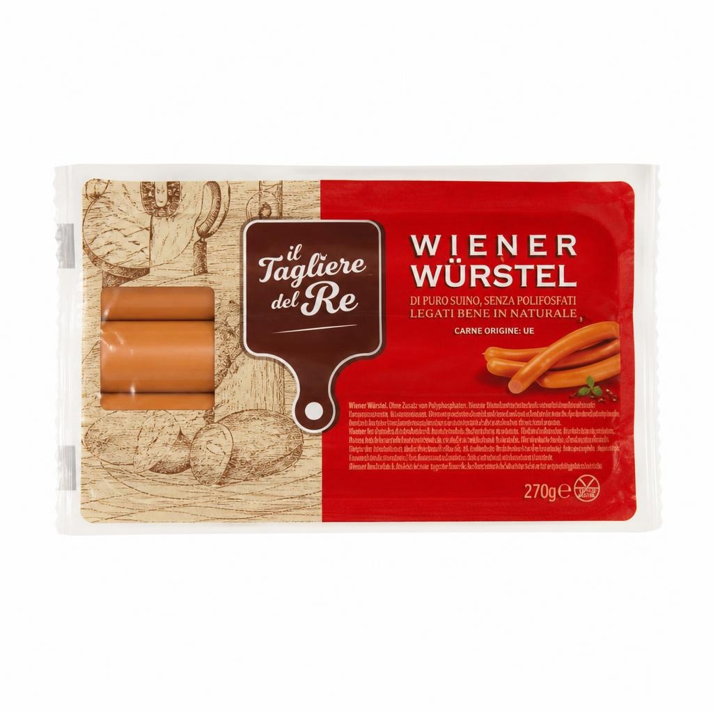 Wiener Würstel 270 g Il Tagliere del Re in offerta da ALDI