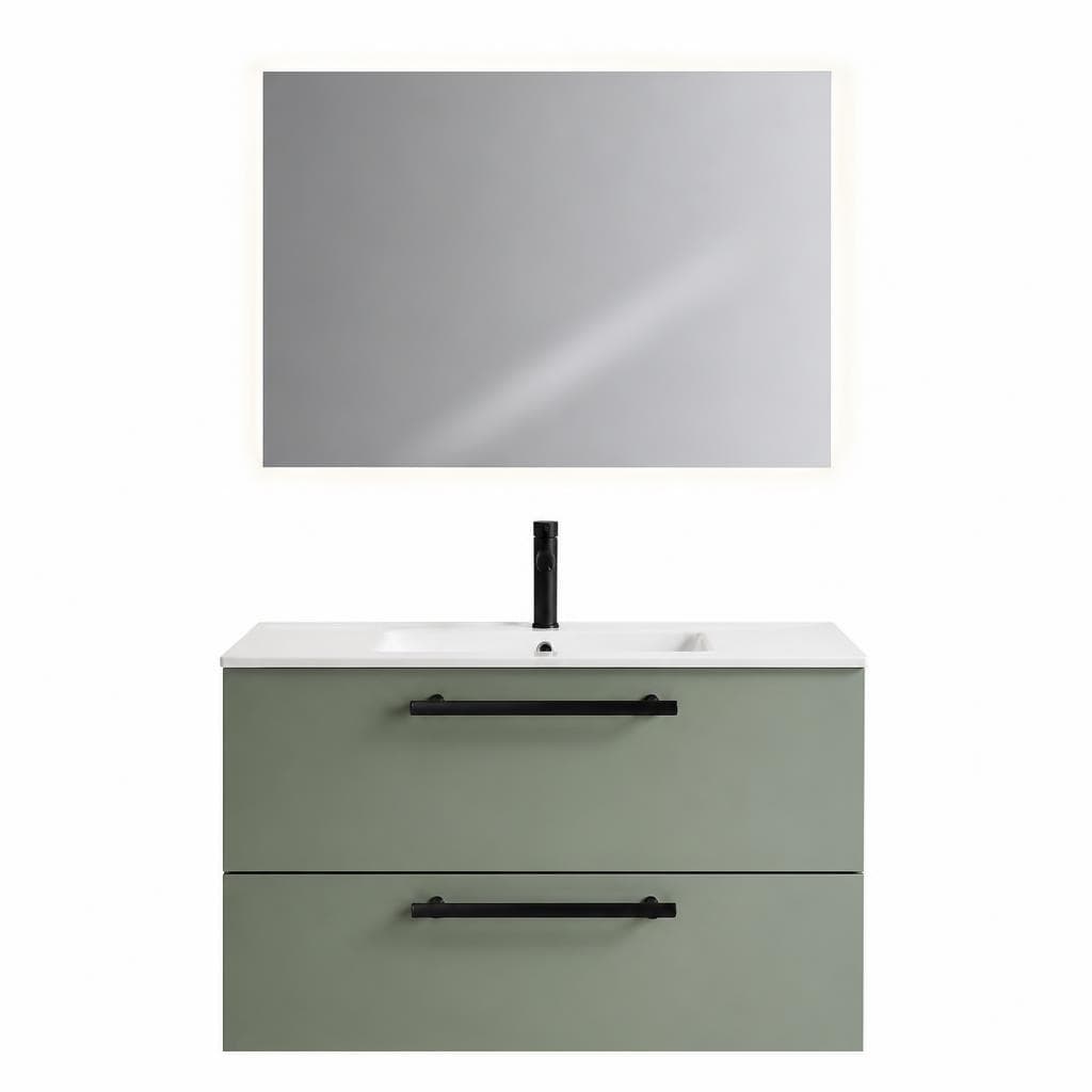 Mobile da bagno sospeso Remix, L81xP46xH58 cm Sensea – Leroy Merlin