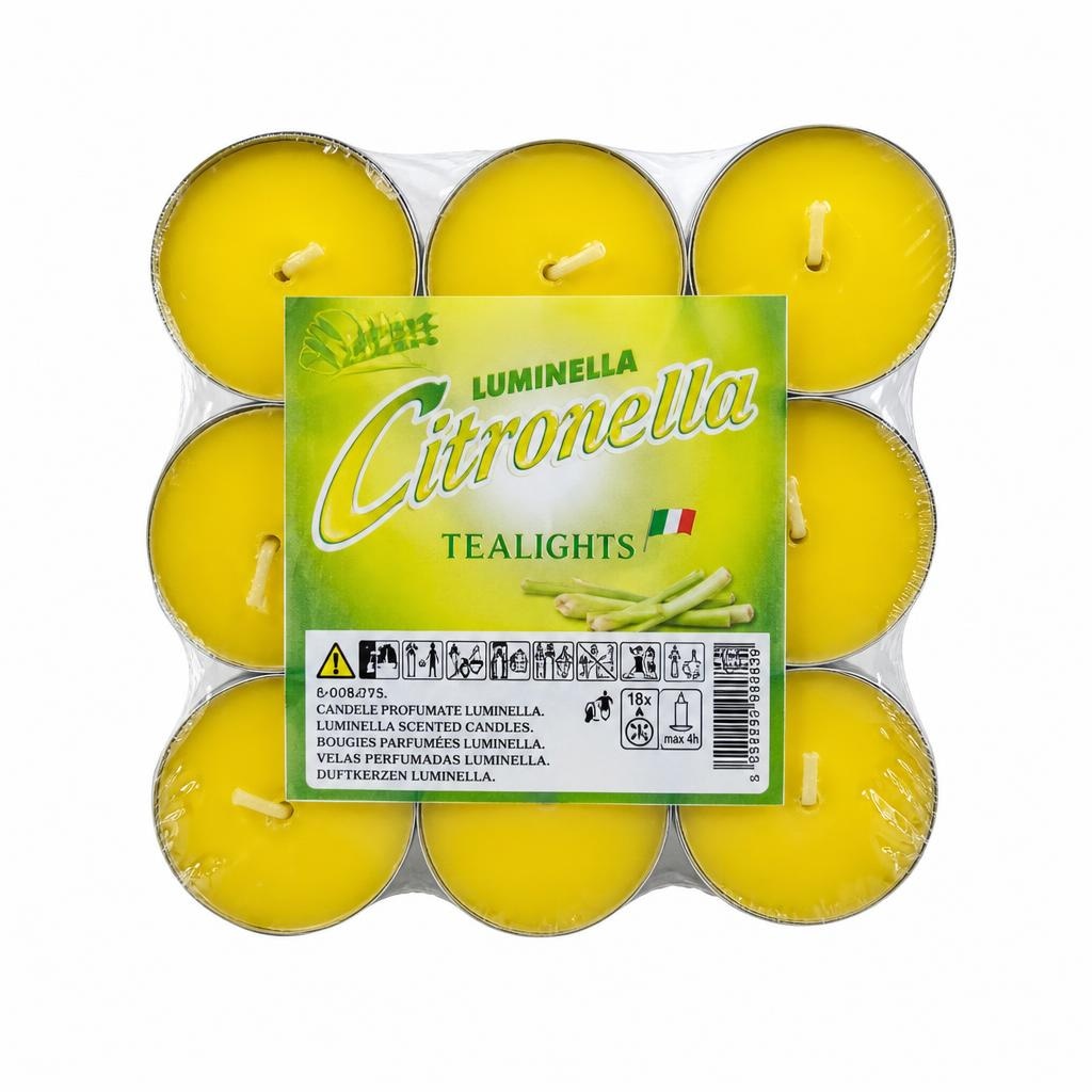 Citronella Tealight 18 pezzi in offerta da Esselunga