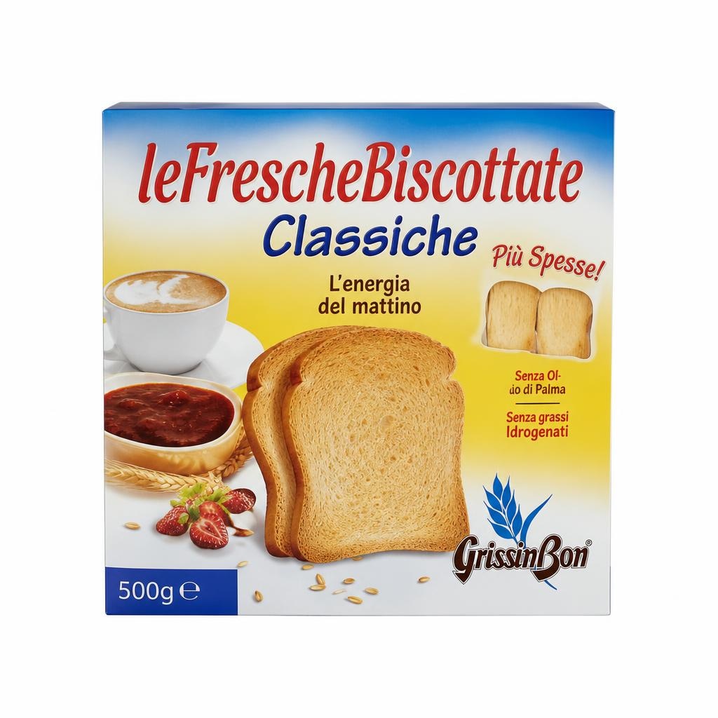Le Fresche Biscottate Grissin Bon 500 g in offerta da Panorama